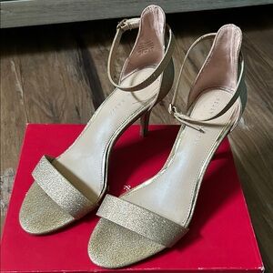 Kelly & Katie Sparkling rose gold Heels